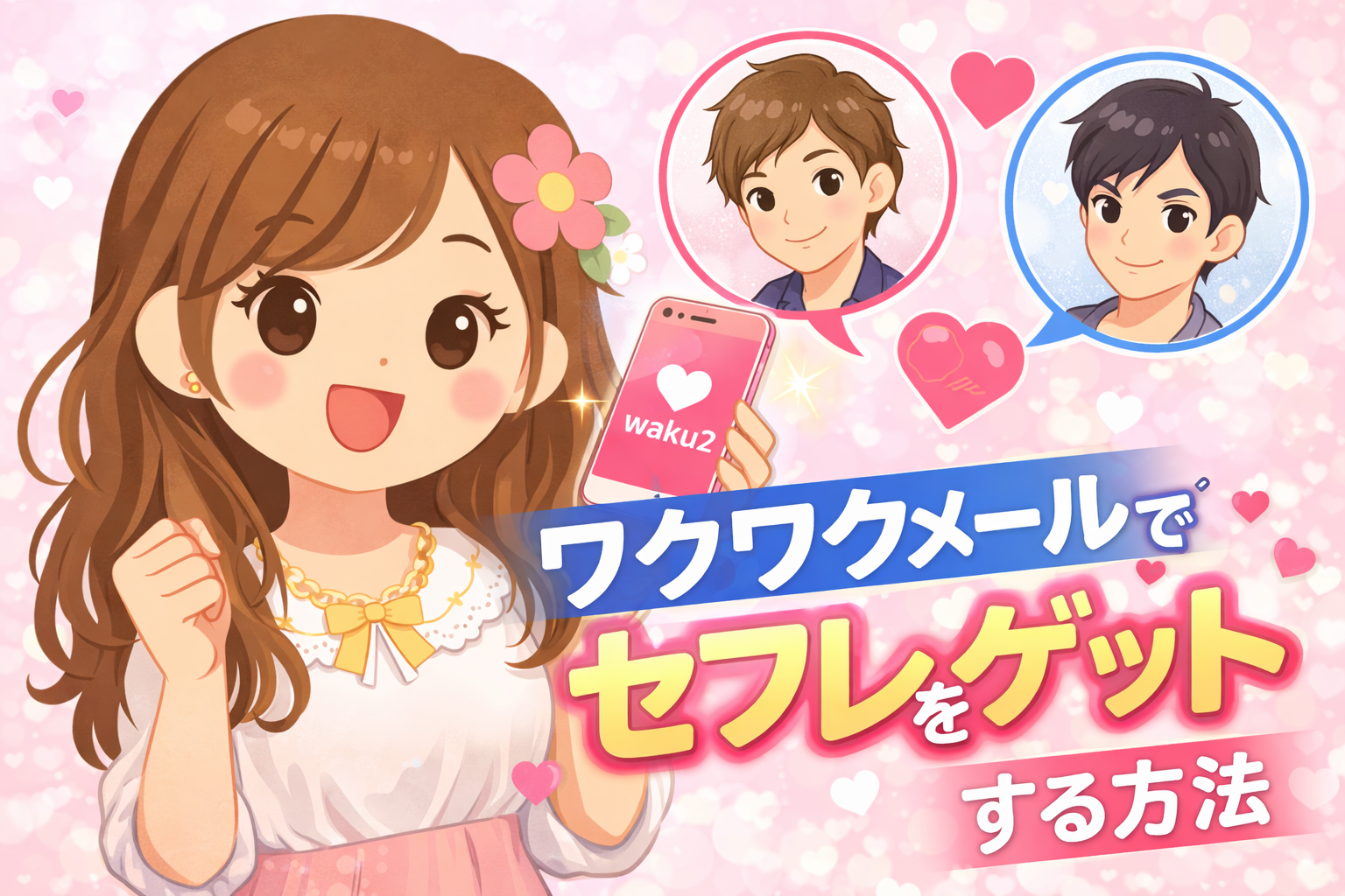 【2026年最新】ワクワクメールでセフレをゲットする方法